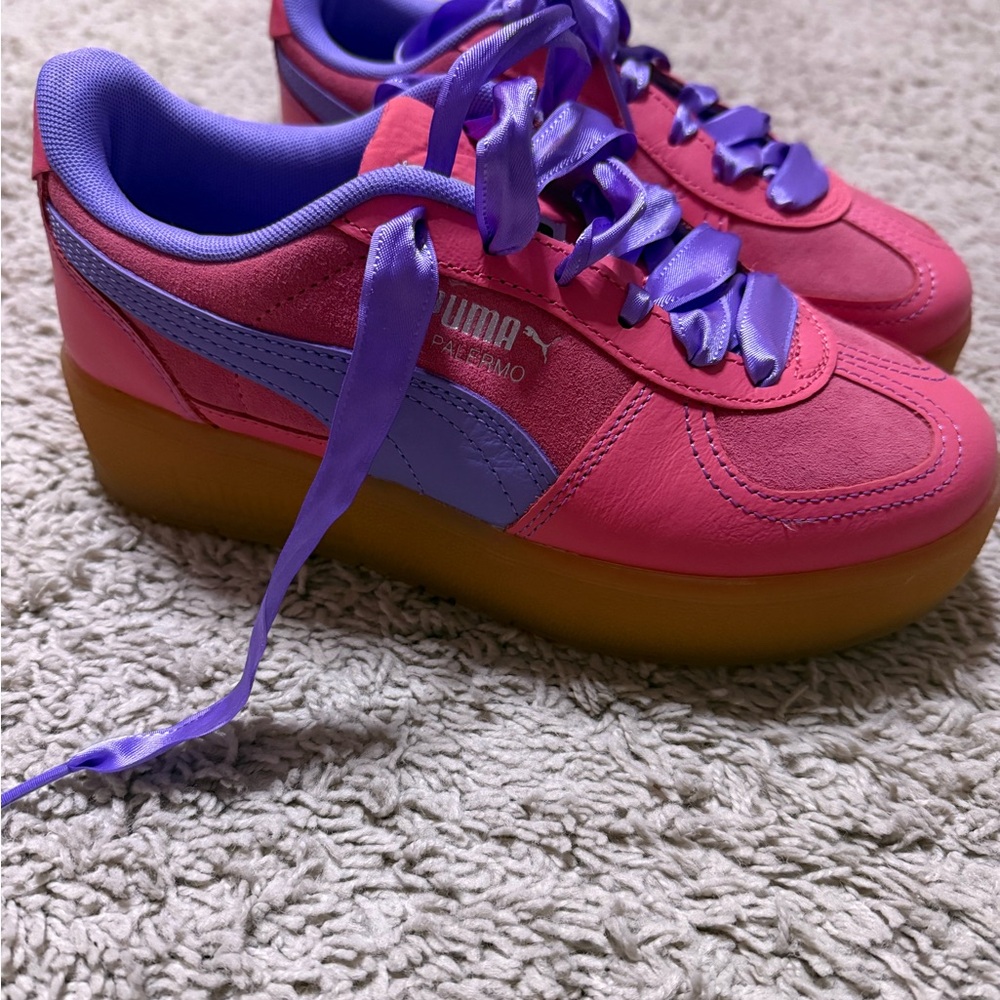 Puma Pink and Purple Platform Shoes